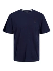 Jack & Jones T-Shirt JJEPAULOS TEE SS CREW NECK NOOS PLS Dunkelblau
