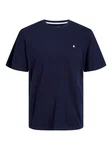 Jack & Jones T-Shirt JJEPAULOS TEE SS CREW NECK NOOS PLS Dunkelblau