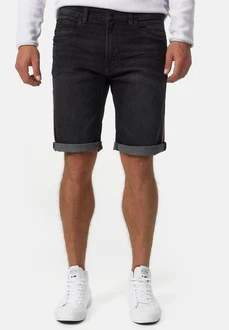 Indicode Herren Fife Jeans Shorts mit 5 Taschen Schwarz/Dunkelgrau/Braun Indicode Herren Fife Jeans Shorts mit 5 Taschen Schwarz/Dunkelgrau/Braun