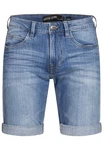 Indicode Herren Fife Jeans Shorts mit 5 Taschen Dunkelblau/Hellblau/Blau