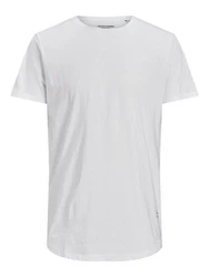 JACK & JONES T-Shirt JJENoa Grau/Hellgrau