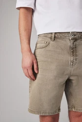 Next Jeansshorts Denimshorts Khaki/Beige