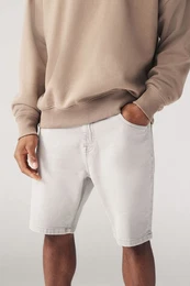 Jeansshorts Stckgefrbte Denimshorts (1-tlg)