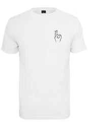 Mister Tee T-Shirt Easy Sign Tee Weiß/Grau