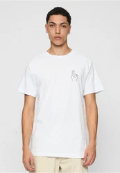 Mister Tee T-Shirt Easy Sign Tee Weiß/Grau