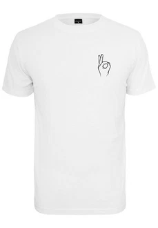 Mister Tee T-Shirt Easy Sign Tee Weiß/Grau Mister Tee T-Shirt Easy Sign Tee Weiß/Grau