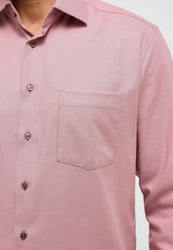 Eterna Langarmhemd MODERN FIT NON IRON Rosa/Lila/Rot