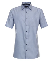 CASAMODA Businesshemd Kurzarm Blau/Grau/Dunkelblau/Hellblau