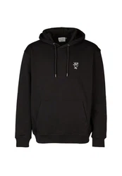 Cleptomanicx Kapuzensweatshirt Sketch Gull schwarz