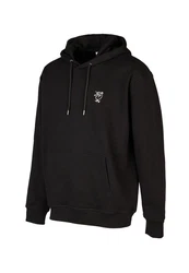 Cleptomanicx Kapuzensweatshirt Sketch Gull schwarz