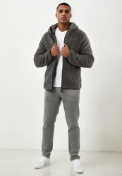 Arctic Seven Fleecejacke ASSensio Hellgrau/Grau/Dunkelgrau/Braun