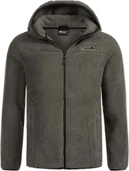 Arctic Seven Fleecejacke ASSensio Hellgrau/Grau/Dunkelgrau/Braun