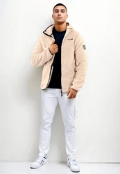 Arctic Seven Fleecejacke ASSensio Beige/Rosa/Khaki/Rot