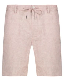 Shorts Herren Shorts KANE mit Leinen Regular Fit (1-tlg)