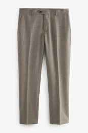 Anzughose Slim Fit Signature Alfred Brown Anzughose, Wolle (1-tlg)