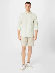 SELECTED HOMME Langarmhemd hellgrau