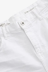 Next Jeansshorts Denimshorts Weiß/Creme