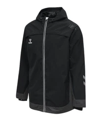 hummel Sweatjacke hmlLEAD All Weather Jacke Schwarz/Dunkelgrau