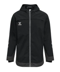 hummel Sweatjacke hmlLEAD All Weather Jacke Schwarz/Dunkelgrau