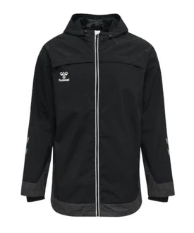 hummel Sweatjacke hmlLEAD All Weather Jacke Schwarz/Dunkelgrau