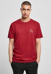 Mister Tee T-Shirt Easy Sign Tee Rot/Dunkelrot/Bordeaux/Rosa