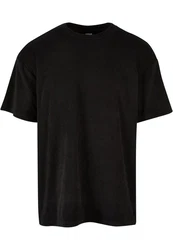 URBAN CLASSICS T-Shirt Oversized Towel Tee Schwarz