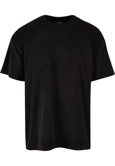 URBAN CLASSICS T-Shirt Oversized Towel Tee Schwarz