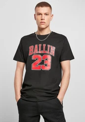 Mister Tee Ballin 23 Tee Schwarz/Dunkelrot/Braun/Rot