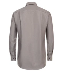 CASAMODA Businesshemd Kent Comfort Fit Grau/Braun/Beige/Dunkelgrau
