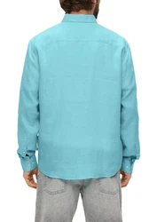 s.Oliver Langarmhemd mit Button-Down-Kragen 