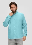 s.Oliver Langarmhemd mit Button-Down-Kragen 