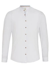 Hatico Trachtenhemd PURE MIKO Hemd slim fit Langarm weiß/blau/weiß/grün