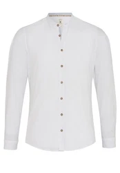 Hatico Trachtenhemd PURE MIKO Hemd slim fit Langarm weiß/blau/weiß/grün