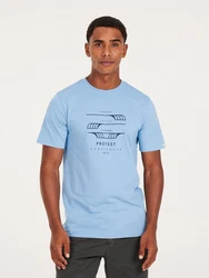 Protest Kurzarmshirt PRTRIMBLE T-Shirt Herren Shirt Dusk Blue