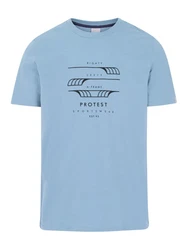 Protest Kurzarmshirt PRTRIMBLE T-Shirt Herren Shirt Dusk Blue