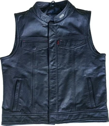 Sweatweste Night Rider Leather Vest