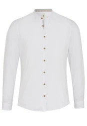 Hatico Trachtenhemd PURE MIKO Hemd slim fit Langarm wei/blau/wei/grn
