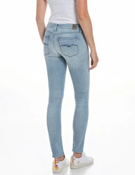 Replay Skinny-fit Jeans Weiß/Hellblau