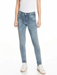 Replay Skinny-fit-Jeans Blau/Grün/Hellblau/Weiß
