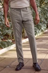 Next Strukturierte Anzughose Slim Fit (1-tlg) Grau/Beige/Khaki/Braun/Hellgrau