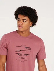 Protest Kurzarmshirt PRTRIMBLE T-Shirt Herren Shirt Rosa
