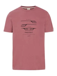 Protest Kurzarmshirt PRTRIMBLE T-Shirt Herren Shirt Rosa