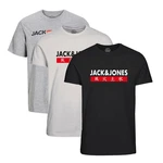 Jack & Jones T-Shirt INFINITY Multipack Blau/Schwarz/Grau/Hellblau