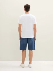 TOM TAILOR Relax-fit-Jeans Morris Jeansshorts Blau/Dunkelblau/Hellblau