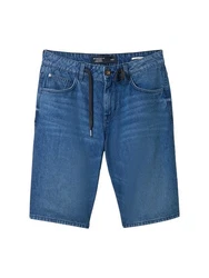 TOM TAILOR Relax-fit-Jeans Morris Jeansshorts Blau/Dunkelblau/Hellblau