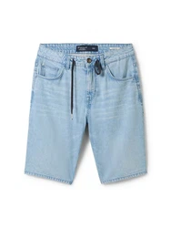TOM TAILOR Relax-fit-Jeans Morris Jeansshorts Hellblau/Blau