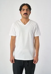 T-Shirt Ligull Regular V mit lockerem Schnitt