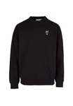 Cleptomanicx Sweater Sketch Gull schwarz