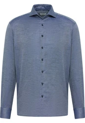 Eterna Langarmhemd COMFORT FIT Dunkelblau/Blau/Hellblau/Grau