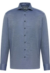 Eterna Langarmhemd COMFORT FIT Dunkelblau/Blau/Hellblau/Grau
